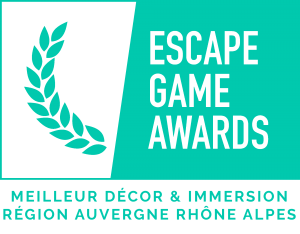 L'Agence Wake Up Lyon Live Escape Game a été primée par l'Escape Game Awards: Meilleur décor et immersion de la région Auvergne Rhône-Alpes.